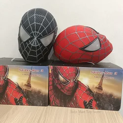 Spiderman Marvel 1/1 3D Spider-Man Tobey Mask Halloween Cosplay Faceshell Detachable Lenses Costumes Superhero Collection Models
