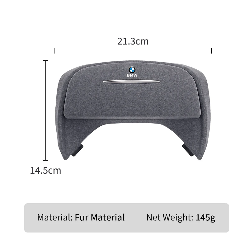 Car Glasses Case For BMW 5 Series G60 X3 G01 X4 G02 iX3 Suede Sunglasses Holder Box Auto Roof Storage Modification Accessories