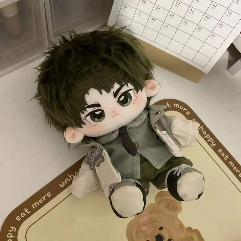

20cm Anime Role Ushijima Wakatoshi Kawaii Cosplay Cotton Doll Body With Skeleton Soft Plushies Toy Figures Fans Collection Gift