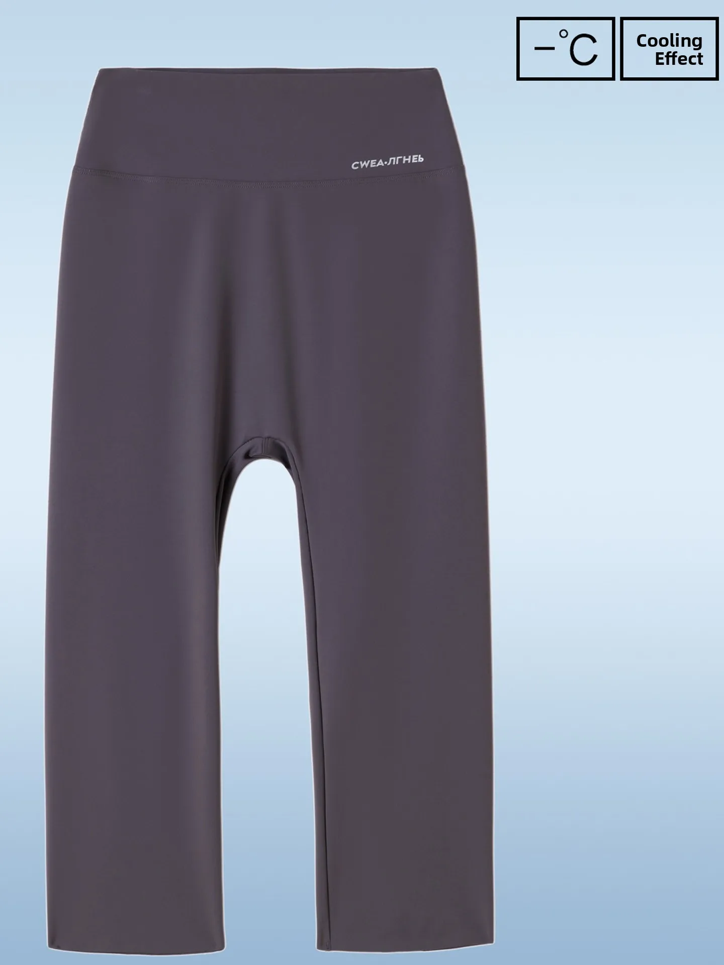 

ay Ice Silk Cool Feeling Large Size Seven-Foot Yoga Pants Women's Outdoor Wear Summer Thin High Waist Fitn Sports Pants