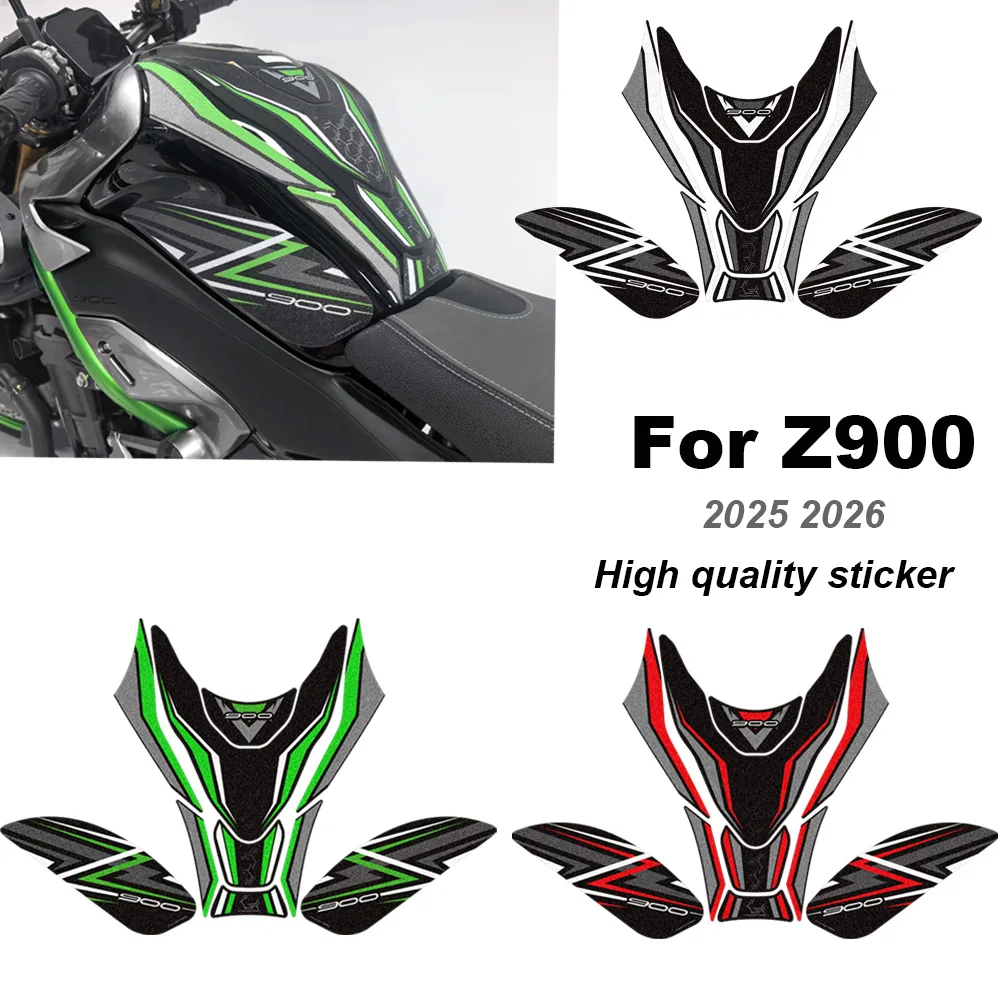 For Z900 Z 900 SE 2025 2026 Motorcycle Tank Pad Oil Kit Knee Scratch Waterproof Anti Slip  Protector Stickers Decals