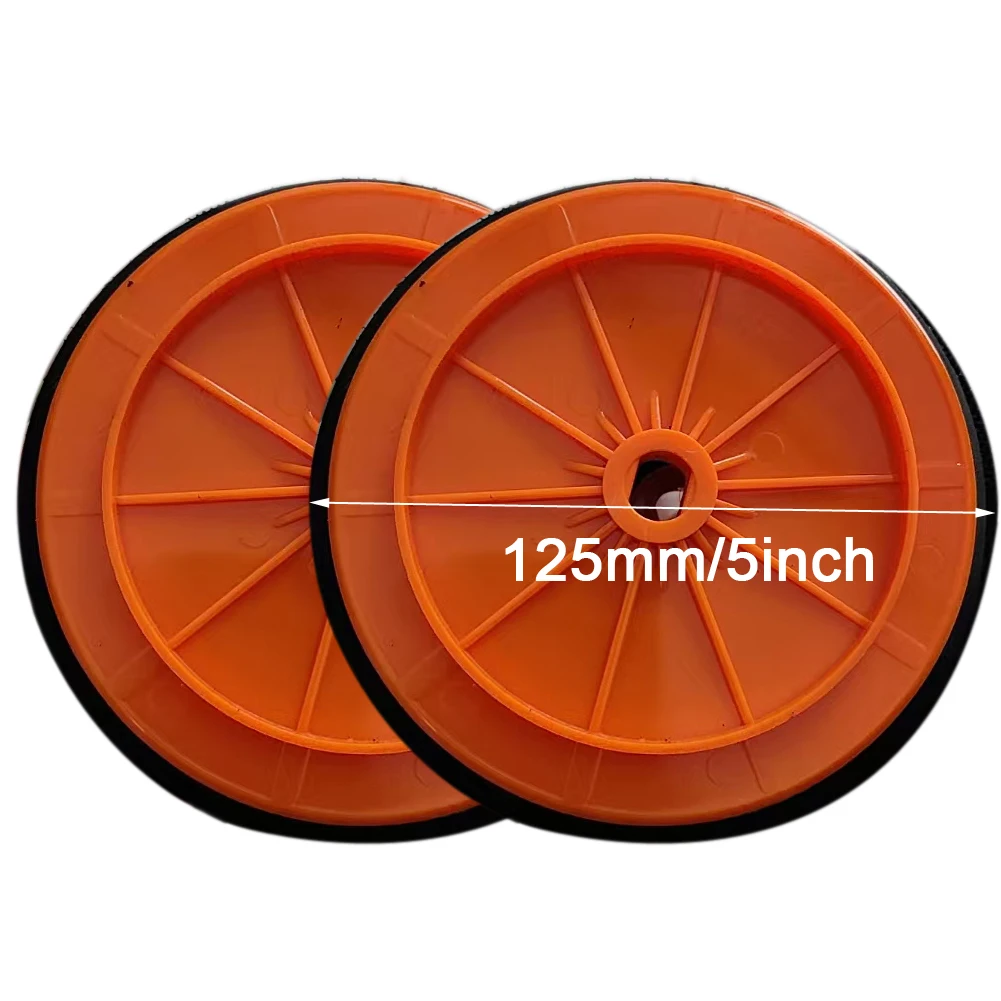 2Pack Buffer Pads 6Inch Polishing Backing Plates Compatible with Most For Cordless Buffer Polishers Yellow Black