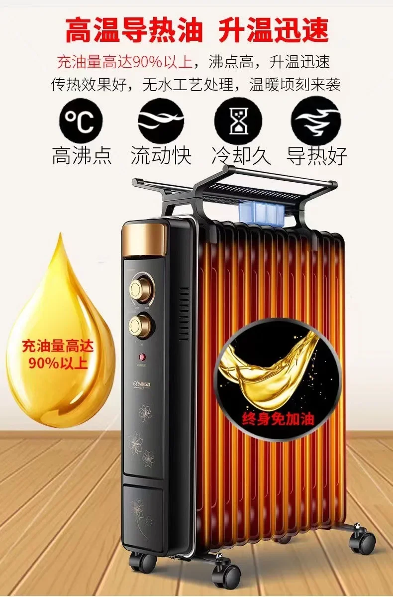 Pemanas listrik 220V, efisien dan hemat energi dengan termostat dan pemanasan cepat untuk ruang besar kamar tidur