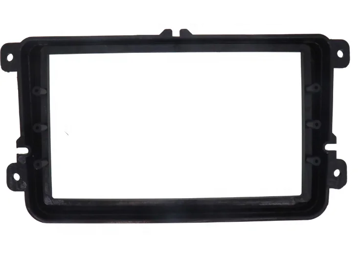 2 din Car Radio Fascia For VOLKSWAGEN Stereo Panel Dash Mount Installation Double Din frame for Skoda Fabia Octavia Touran Caddy