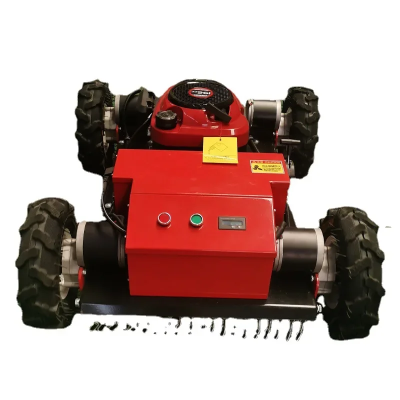 

7.5hp Robot Mini Cheap Cutting Grass Machine Robot Remote Control Lawn Mower For Farm Remote Control Lawn Mower With Tracks