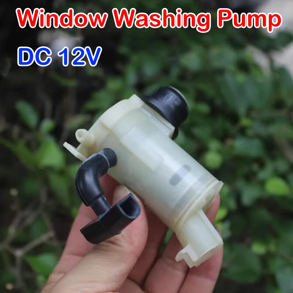 Micro Electric Water Pump Durable DC 12V 2.1A Large Water Volume Black High Pressure Diaphragm Water Sprayer Car Glass Wash