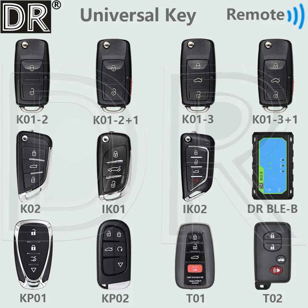 DR KP K IK T Universal Blank Key For VW Renault Audi Chevrlet Peugeot Citroen Toyota Ford Land Rover Lexus Opel Hyundai Kia