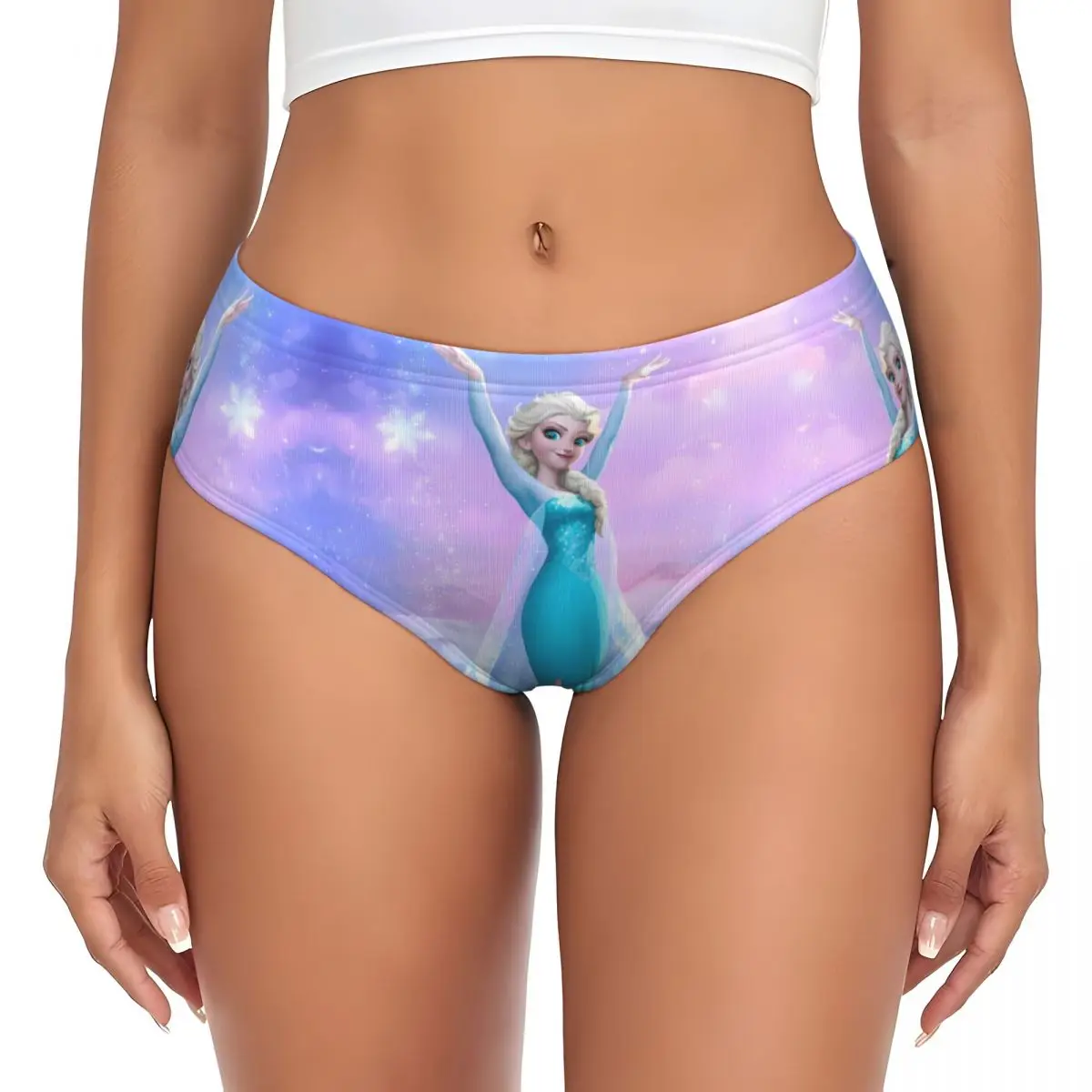 مخصص المرأة المجمدة سراويل جميلة تنفس القوى العظمى ملخصات الملابس الداخلية