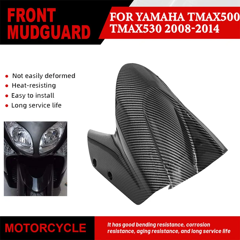 

For YAMAHA TMAX500 TMAX530 2008-2014 ABS Plastic Motorcycle Front Tire Wheel Fender Mudguard Splash Guard Cover Mud Guard