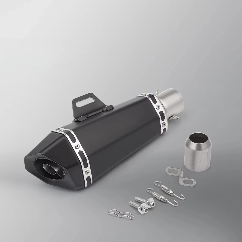 51mm Universal Motorcycle Exhaust Muffler Pipe for MT07 MT09 Z900 Z400 Ninja400 Pcx125  CBR650  B10 Motorcycle Racing