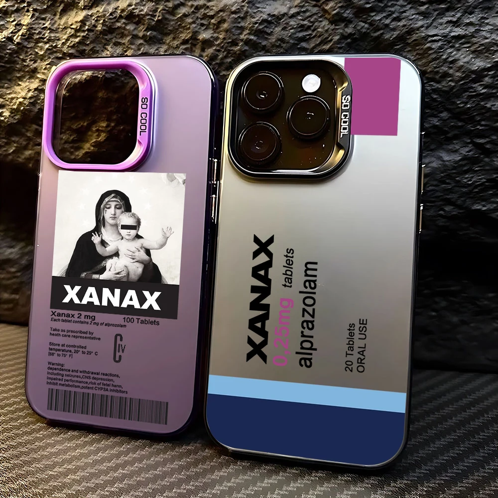 XANAX Chill Pill Case for Samsung Galaxy A16 A06 A35 A55 A25 A05S A15 A54 A34 A24 A14 A05 A04 4G 5G Matte Back Cover