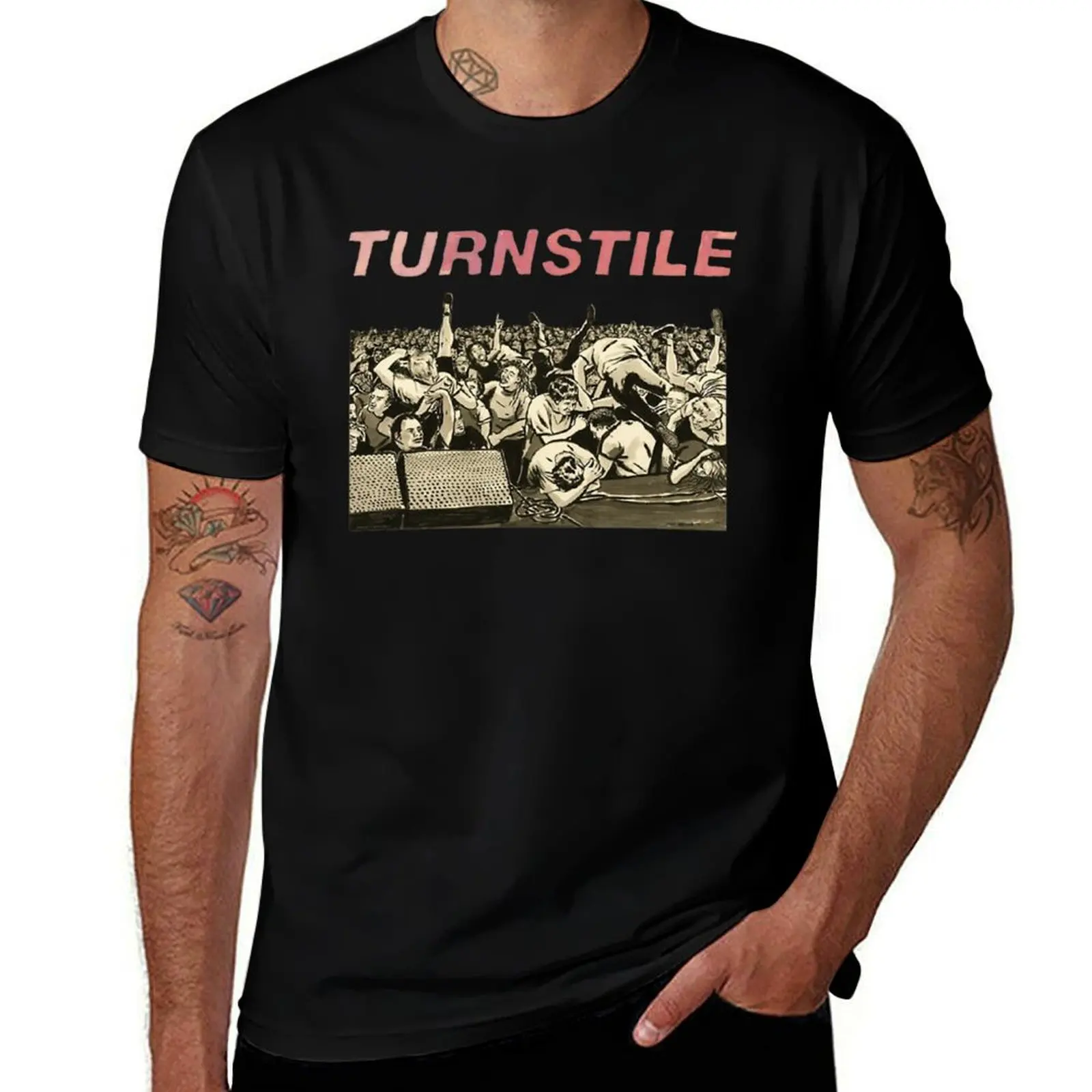 

Turnstile Moshphit T-Shirt T-shirts oversize topping blacks luxury t-shirt workout shirts for men