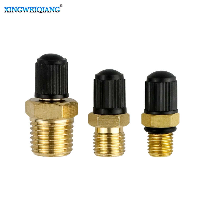 Copper Valve Cap 1/8 1/4 NPT M8*1 Brass Fitting Cap Used Valve Cores of Car  Motorcycle and Bicycle Tires Durable Air Valve