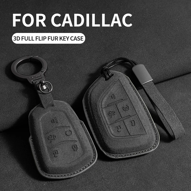 

Car Smart Key Case Cover Shell For Cadillac ATS CT4 CT5 CT4-V CT6 CTS DTS XT5 Escalade ESV SRX STS XTS ELR 2014-2021 Accessories