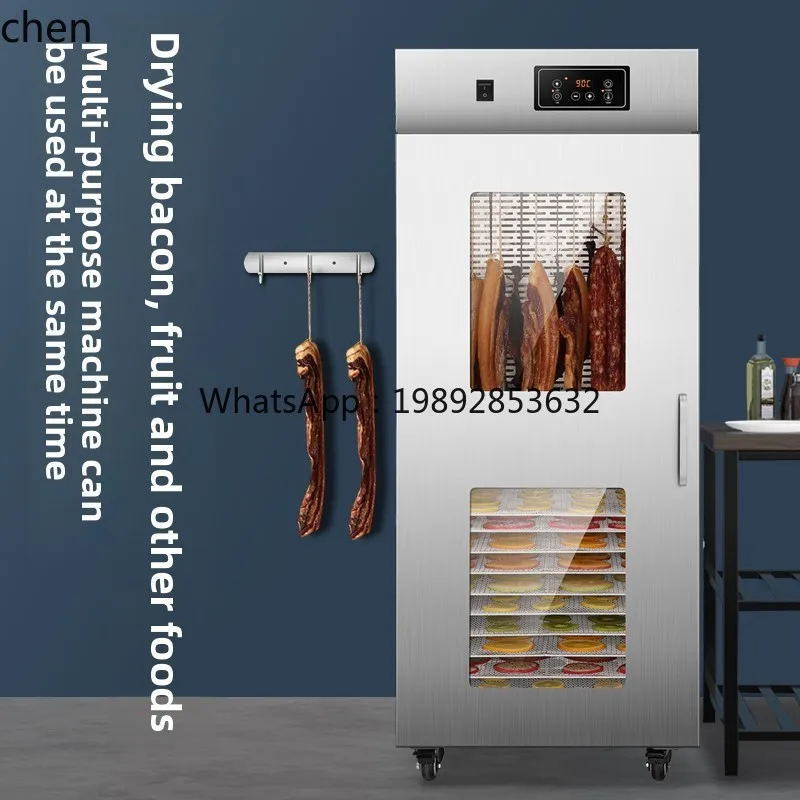 Rotary Sausage Bacon Chicken Duck Fish Dryer Food Household Commercial Air Drying Chassis