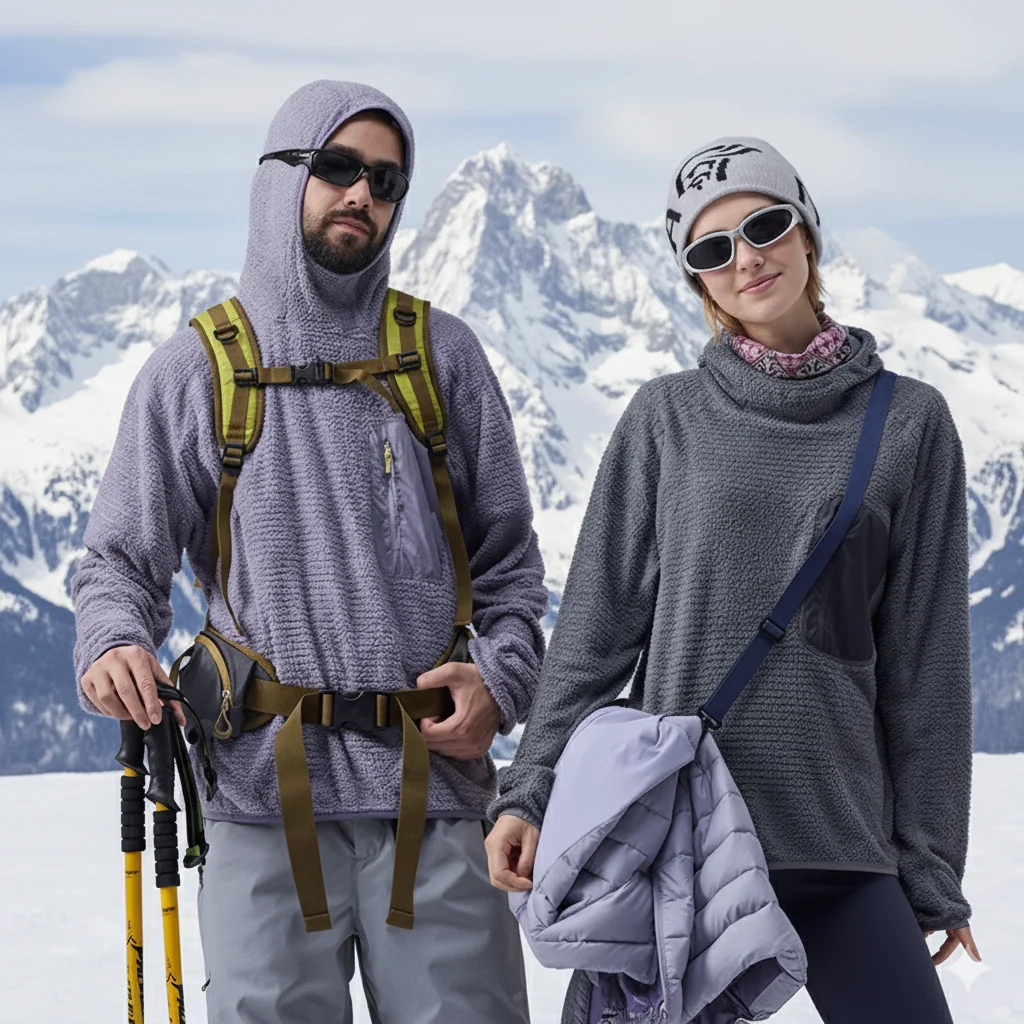 Sweater Hoodie Thermolite 2025 Musim Dingin Ringan Ultra-Ringan Hangat Unisex Warna Solid Hoodie Tebal untuk Musim Gugur