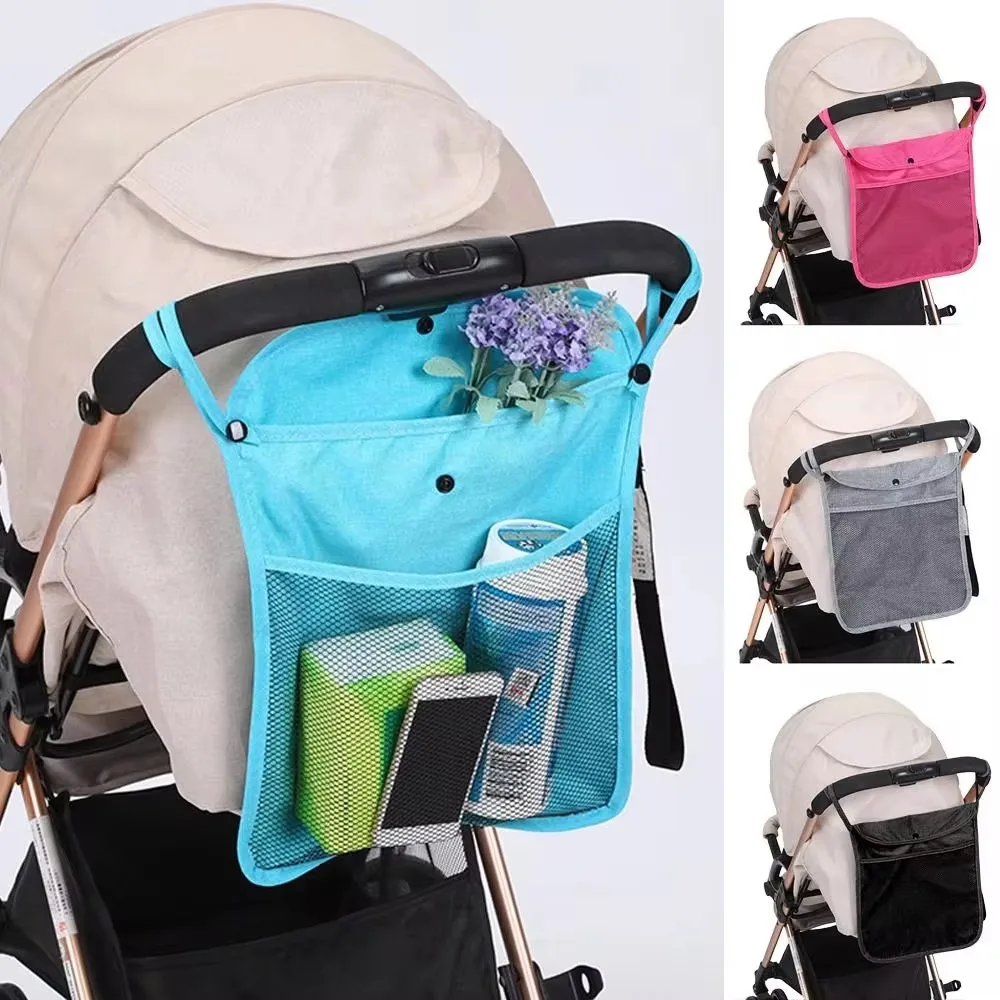 

Baby Stroller Bag Hanging Net Bags Portable Baby Umbrella Storage Bag Pocket Cup Holder Organizer Universal Stroller Accessory