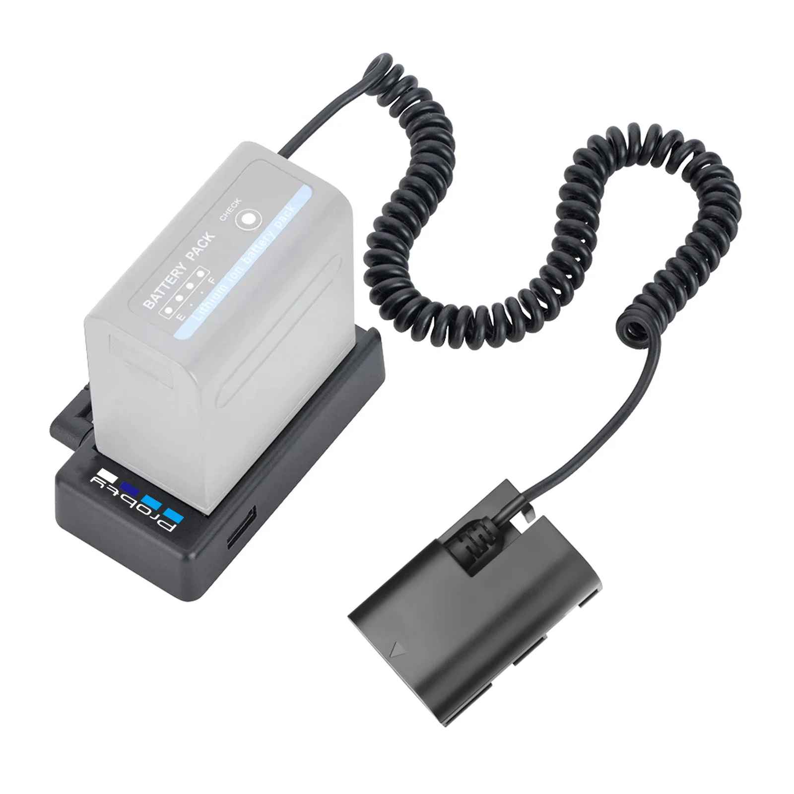 LP-E6 LP-E6NH DR-E6 Dummy Battery D-TAP/DC Coupler Power Supply Connector for Canon EOS 6D 7D 60D 70D 80D 90D R R5 R6 5DS 5D