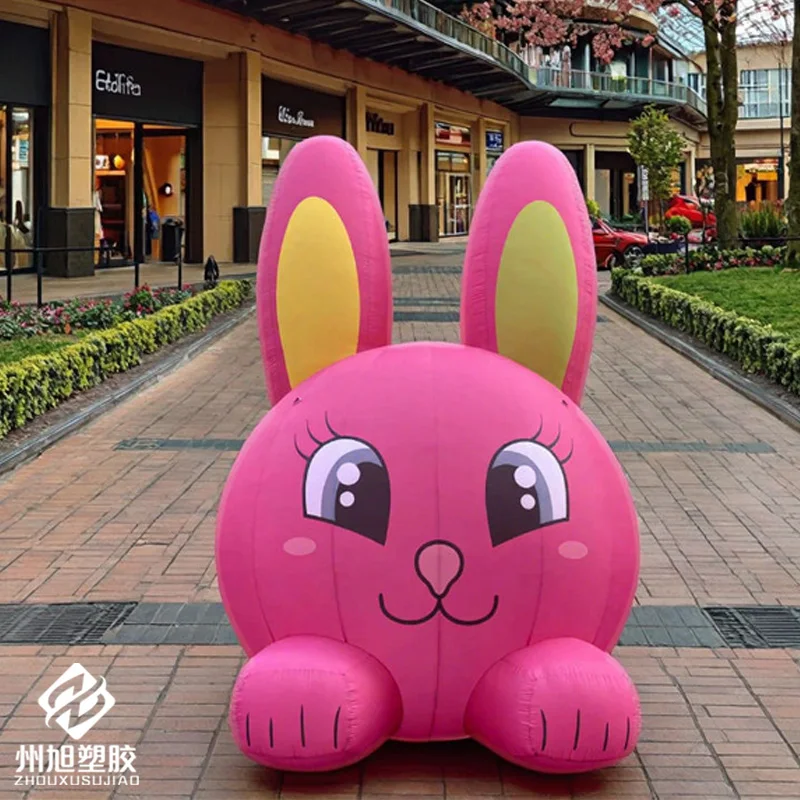 

Надувные кролики, воздушные модели животных, с воздуходувками, для декораций мероприятий на открытом воздухе в торговых центрах