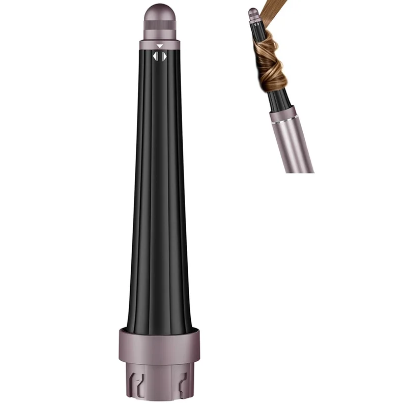 Auto Wrap Curling Barrel for FlexFusion and Glam, 20mm-36mm Conical Curler Attachment for Big Loose Curls Beach Waves