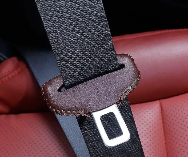 1 STKS Universele Autogordel Gesp Cover Protector Anti-collision Case PU Lederen Bescherming Slijtage Auto-interieur Accessoires