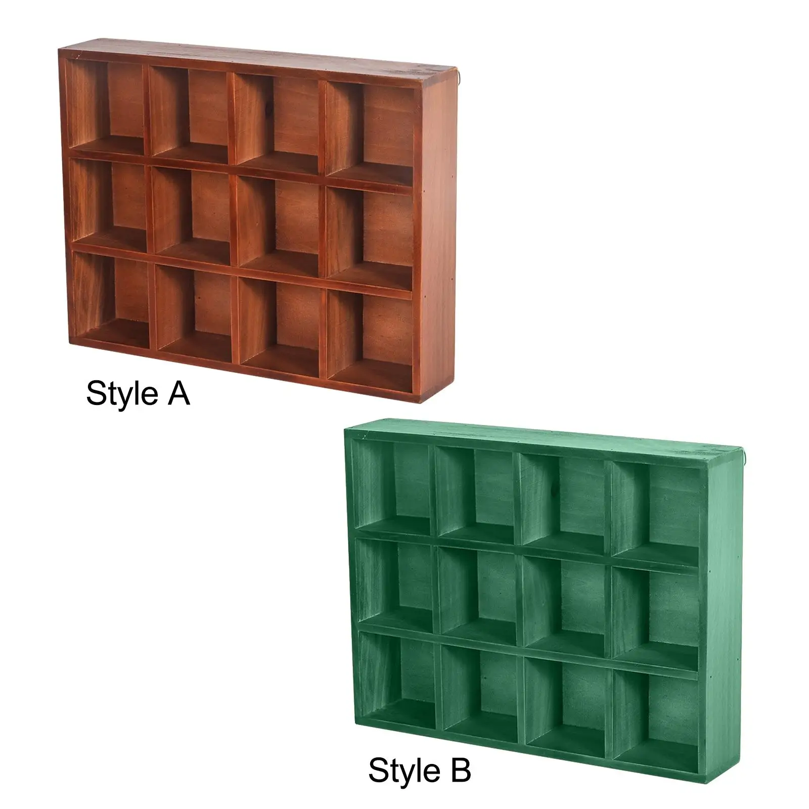 

Деревянная подвесная шкатулка для теней, коллекционный дисплей, искусственная фотография, отдельно стоящая витрина для демонстрации миниатюрных игрушек, прочные аксессуары