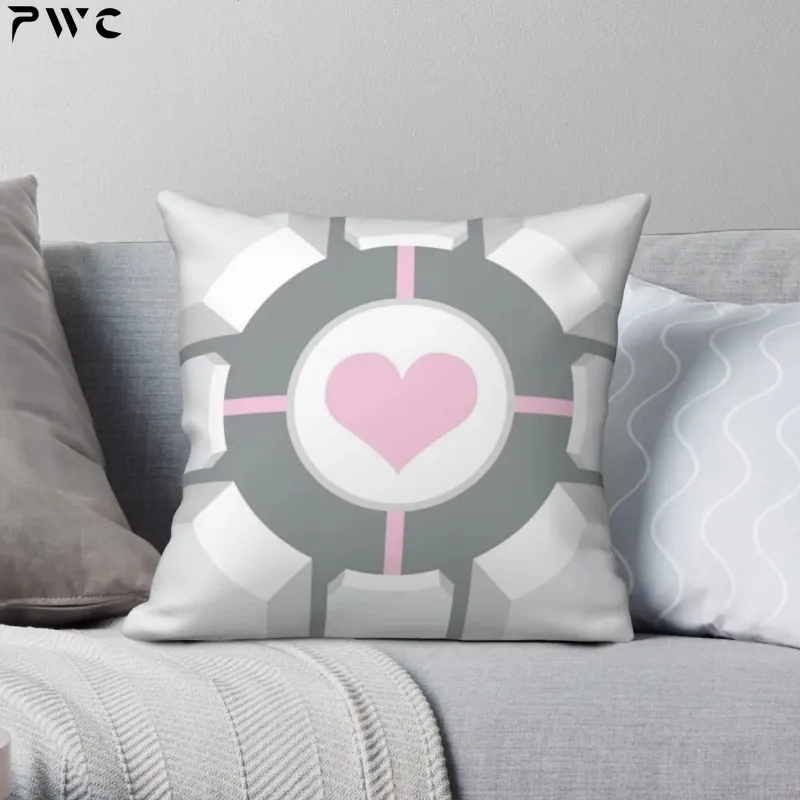 

Companion Cube Terraria Square Pillowcase Polyester Creative Zip Decorative Home Cushion Cover 45x45