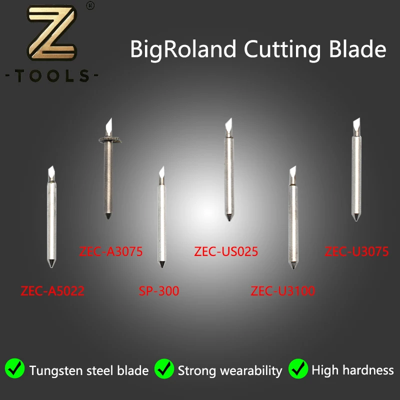 

10pcs/lot ZEC-A5022 Deep Cut Blade for Cricut Roland Silhouette Cameo Big Head Cutter ZEC-US025 ZEC-U3075 ZEC-A3075 ZEC-U3100