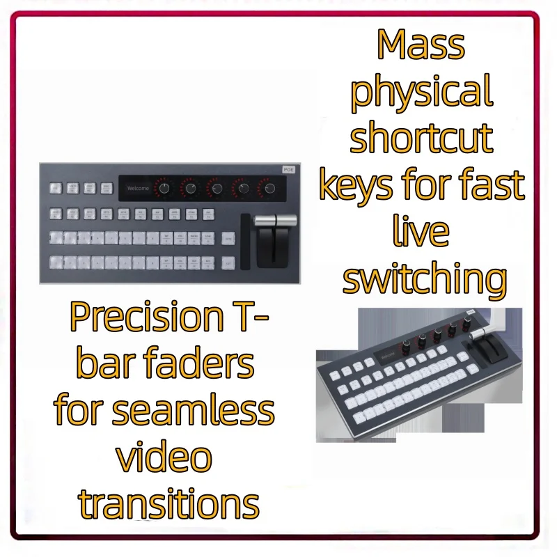 ATEM Switcher Live Stream 12 Channels Radio Studio Equipment USB Video Mixer Switcher Blackmagic Atem Mini Video Switcher