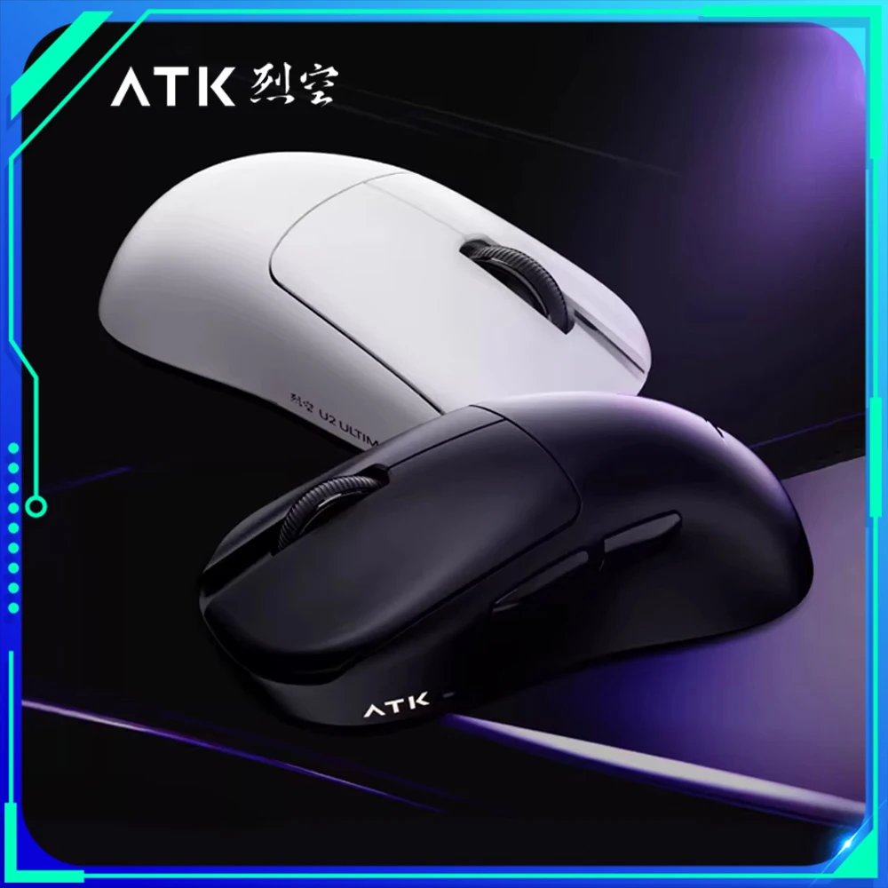 

ATK BlazingSky U2 Wireless Gaming Mouse 3mode PAW3950 Ultra Double 8k 44g Lightweight E-sports Mouse Custom PC Accessory Gift