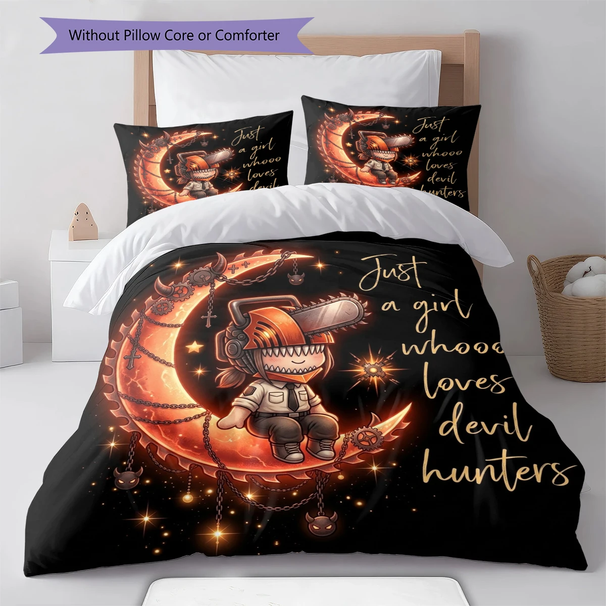 Chainsaw Man Duvet Cover - Soft Comfortable, Children Bedding Gift, Extra Large  Different Sizes -HE76