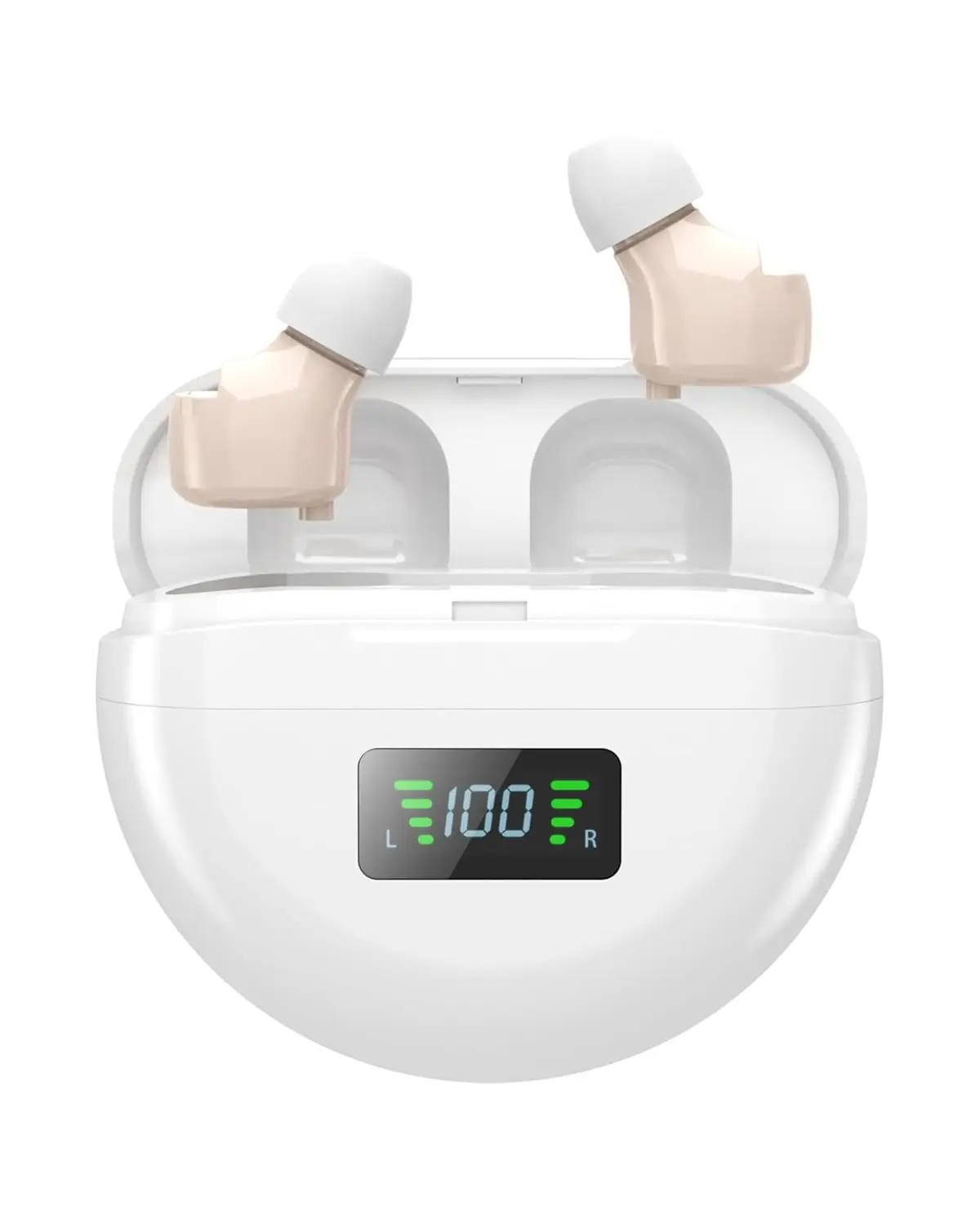 Appareil auditif numérique Rechargeable pour personnes âgées, aide auditive intelligente à réduction de bruit pour adultes, presque invisible