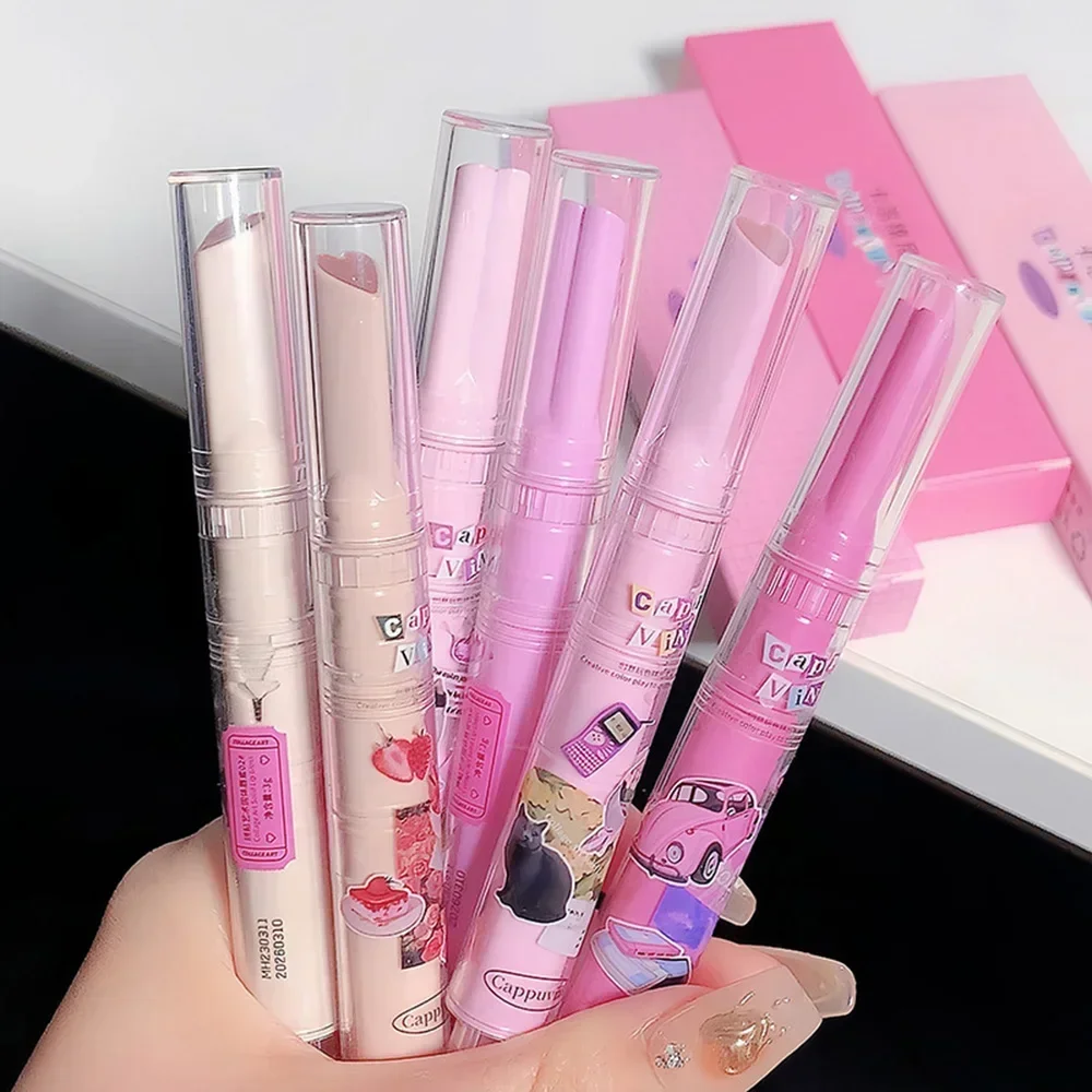 Love Jelly Mirror Solid Lipstick Pen, Hydratant Water-Light, Lipgloss, Coupe antiarina, Durable, Jules Tint, Maquillage Cosmétiques