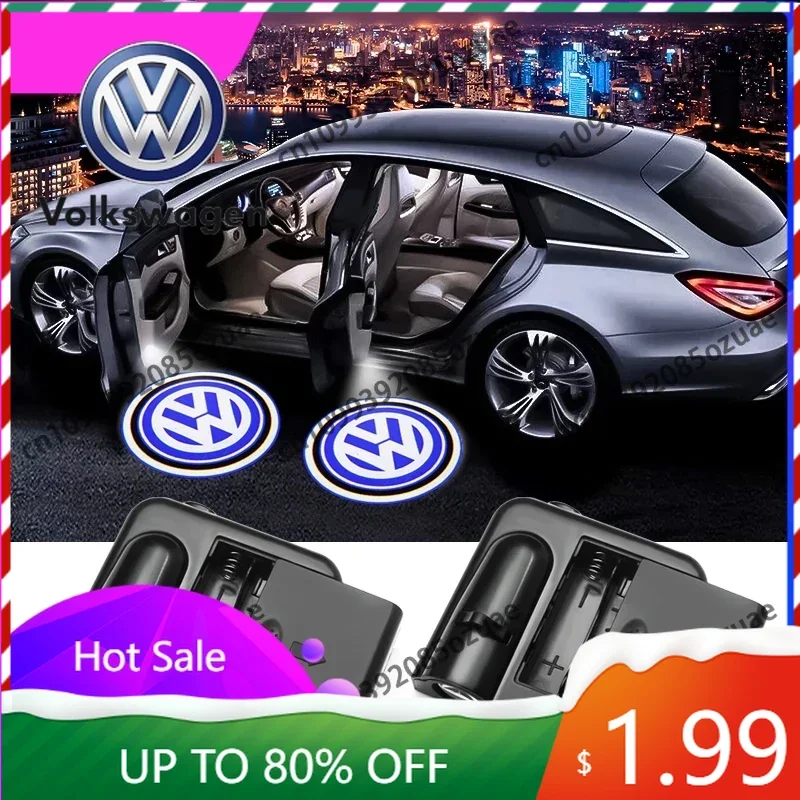 

Для VW Volkswagen Jetta MK5 Golf, для Volkswagen VW GOLF POLO PASSAT TIGUAN TOURAN TOUAREG: Светодиодный HD-проектор для подсветки дверей автомобиля