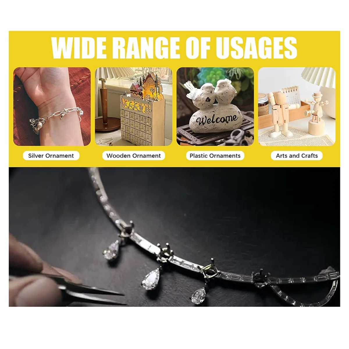 تتضمن مجموعة منشار المجوهرات A79G مشبك دبوس مقعد على شكل حرف V وإطار منشار قابل للتعديل ومقبض ثقب أدوات مجوهرات شفرة المنشار