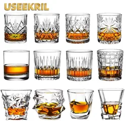Whiskey Glasses,Engraved Whiskey Glass,Old Fashioned Whiskey Glasses,Classical Scotch Glasses,Perfect Gift for Scotch Lovers