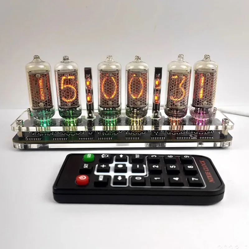 

6-position IN-8 Glow Tube Clock Control Board IN8 Nixie Clock