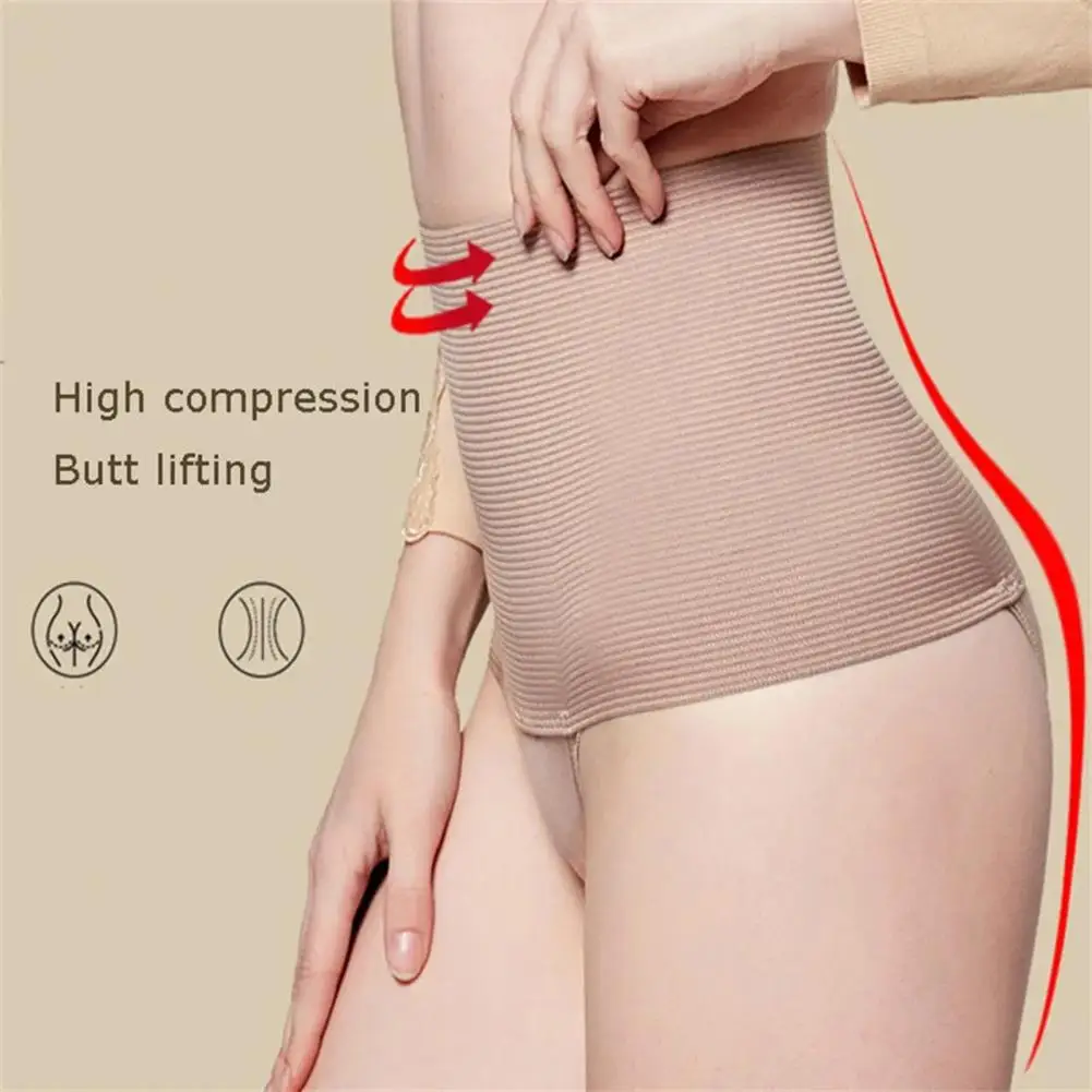 Women High Waist Control Body Shaper Panties for Women Butt Lifter Trainer Thongs Elastic Shapewear for Flat Belly Waist Slim