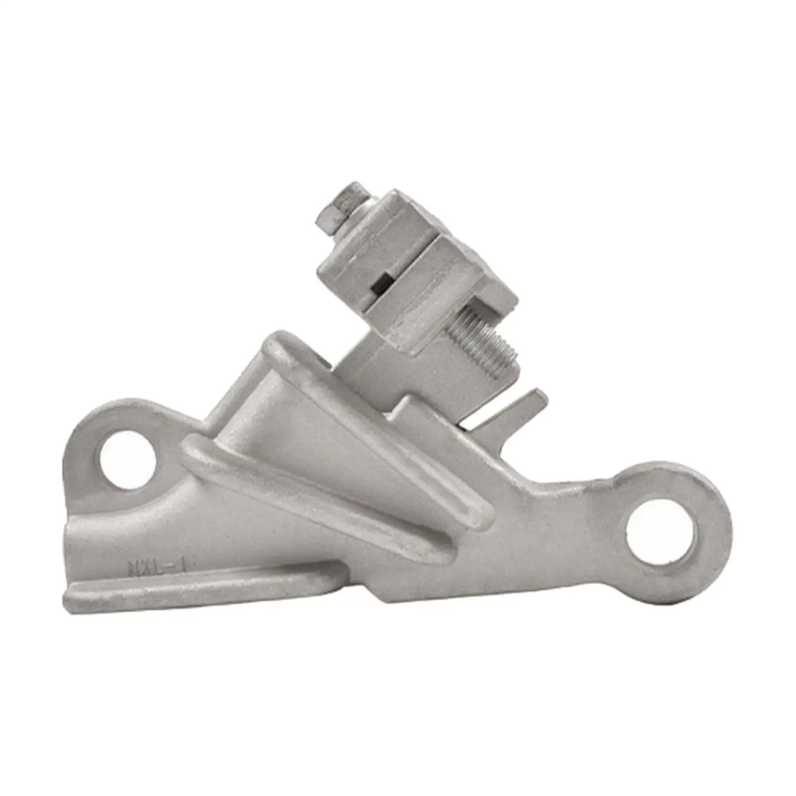 Heavy Duty Wedge Clamp for Cable Tensioning Aluminum Alloy Body with Reinforced Ribs for Field Maintenance and Overhead Wiring