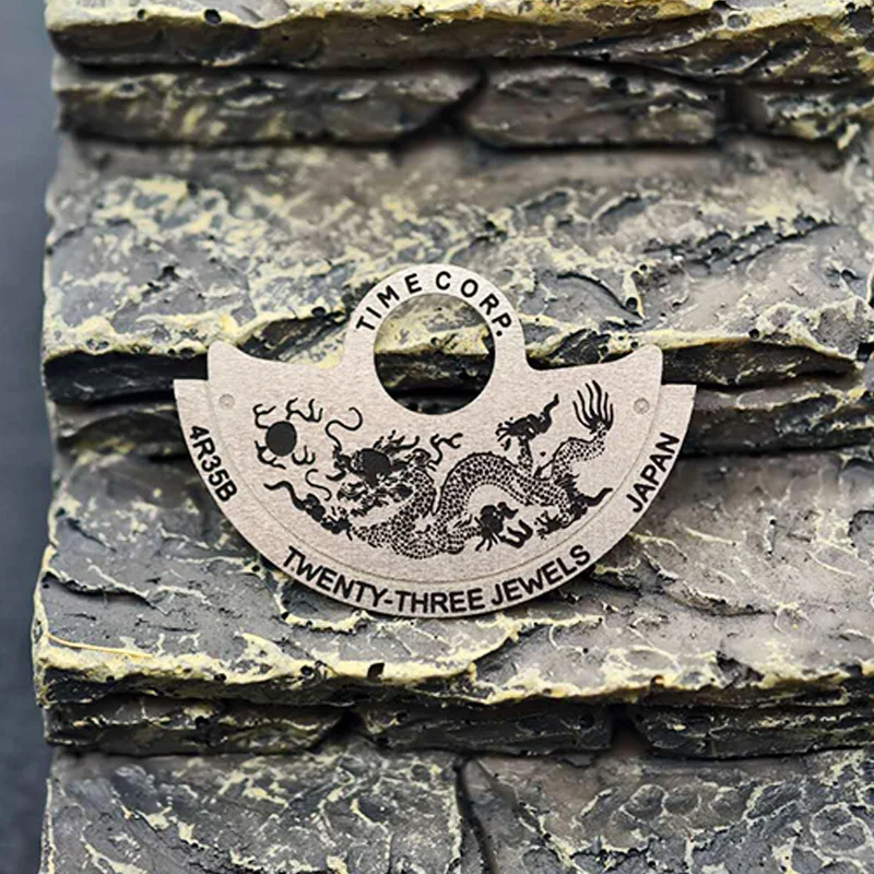 NH35 Movement Chinese Dragon Hammer Rotor Patch Fits 7S26 7S36 NH34 NH35 NH36 NH38 NH39 4R 6R Movement SKX007 Watch Refit Parts
