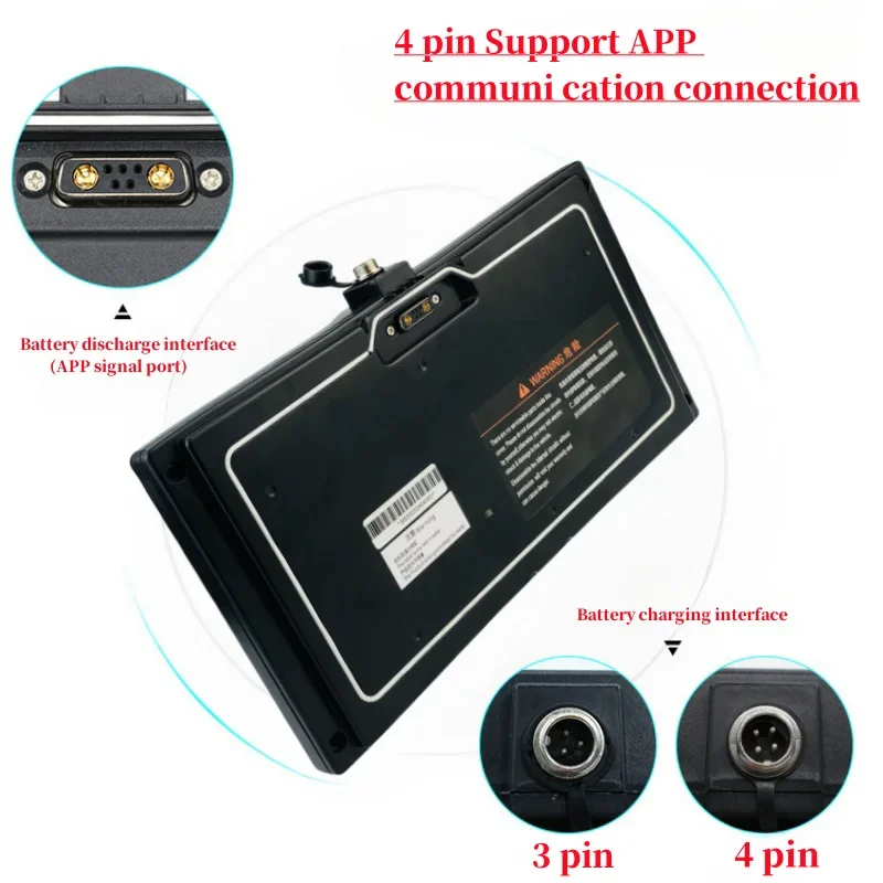 AIMJIN مناسبة ل Ninebot Mini PRO 54V-63V 4.4Ah 3pin/4pin سكوتر كهربائي سيارة توازن بطارية حزمة BMS اتصال APP
