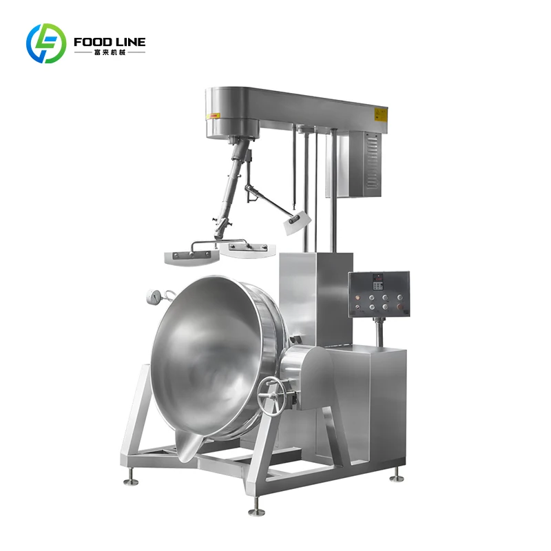 Innovative Motorized Cooking Mechanism Jacketed Pot for Cannery Core Components Bearing for Winery Use