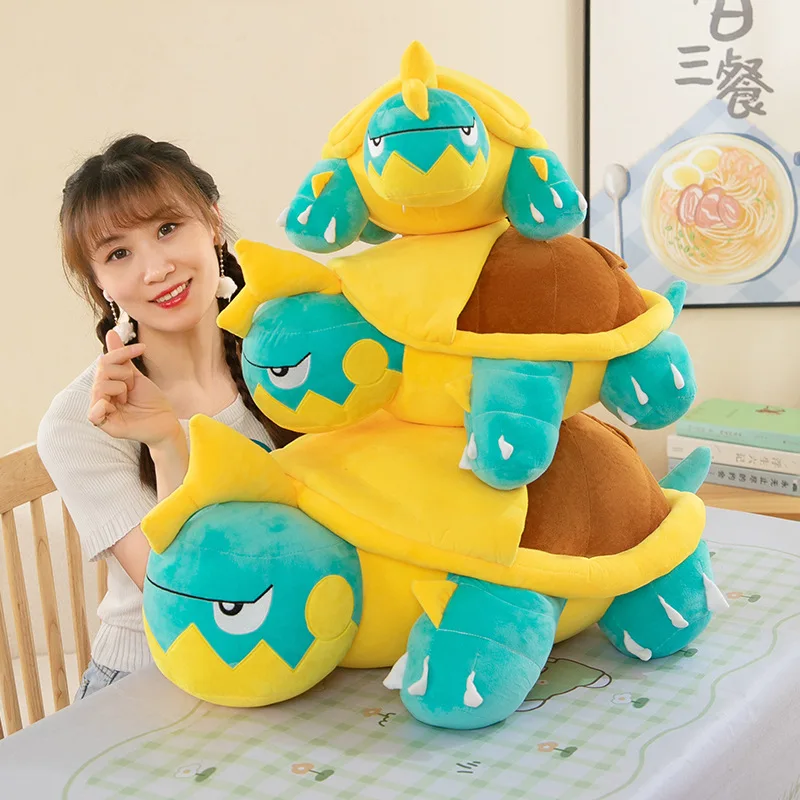 60cm Cartoon Anime Pokémon Drednaw Plush Toy Kawaii Sword and Shield Pikachu Plushies Soft Stuffed Doll Big Size Pillow Kid Gift