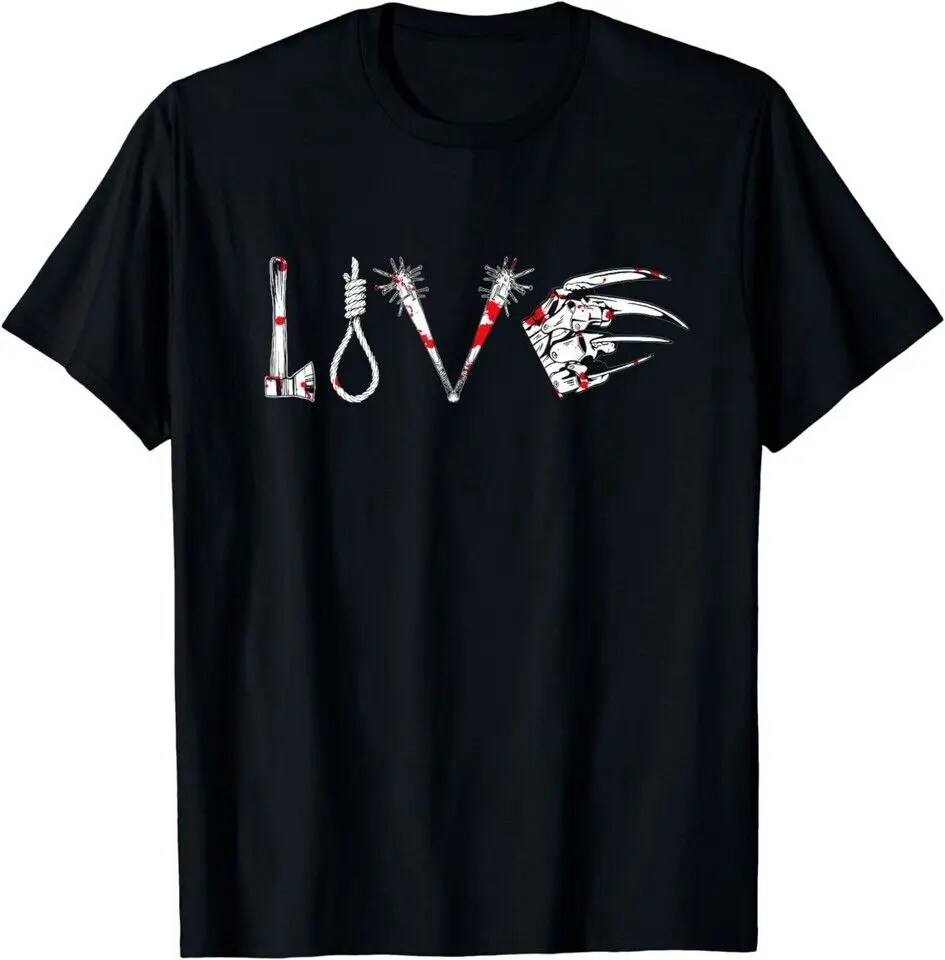 

NEW LIMITED Love Horror Movie Halloween Horror Gift Idea Tee T-Shirt S-3XL