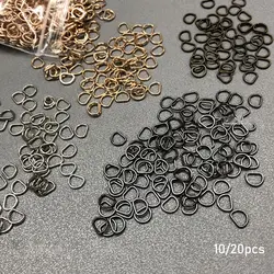 10/20pcs Newest 7mm Mini Ultra-small Belt D-Buckle Doll Bags Buckles Diy Doll Buttons Shoes Accessories