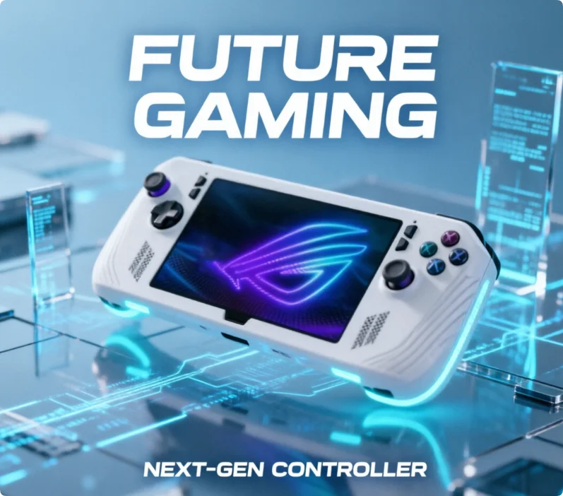 Coque en silicone pour console de jeu portable ASUS ROG Ally X, protection intégrale antichoc, anti-rayures, anti-poussière