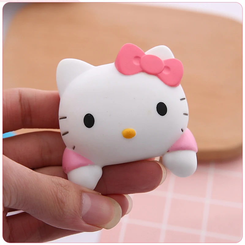 Kawaii Hello Kitty Sanrio 3D Switch Sticker Anime My Melody Home Switch Socket Cover Decorative Accessory Wall Sticker Gifts