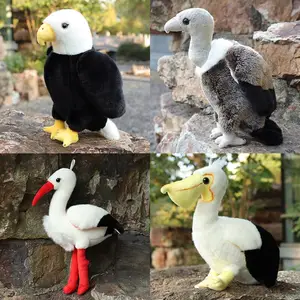 Design Seagull Squeaker Pigeon OEM outlet Real World Custom Birds Plush Soft Toys