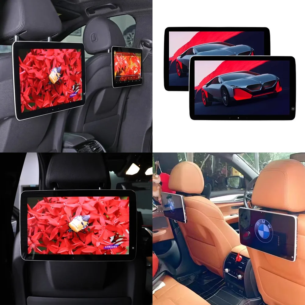 KANOR 133 Inch Android . Core Car Video Headrest with 3GB RAM and 32GB ROM for Support 1920x1080 Resolution
