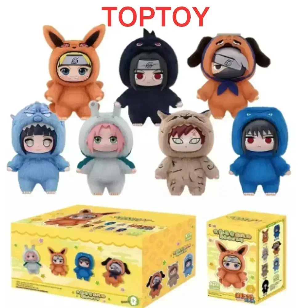 Oryginalna BANDAI Eaki Naruto Uzumaki Naruto Blind Box Shippuden Beast Party Series Pluszowa Lalka Postacie z Anime Są Urocze Zabawki Prezent